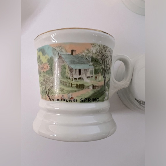 Currier & Ives Homestead Four Seasons Mugs - Picture 5 of 12